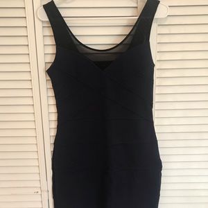 Dark Blue Express bodycon dress